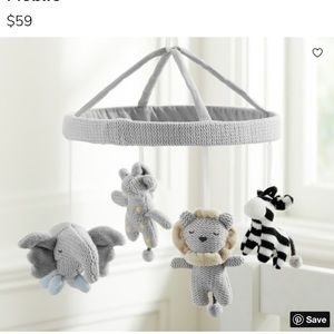Pottery Barn Kids Crib Mobile & Arm